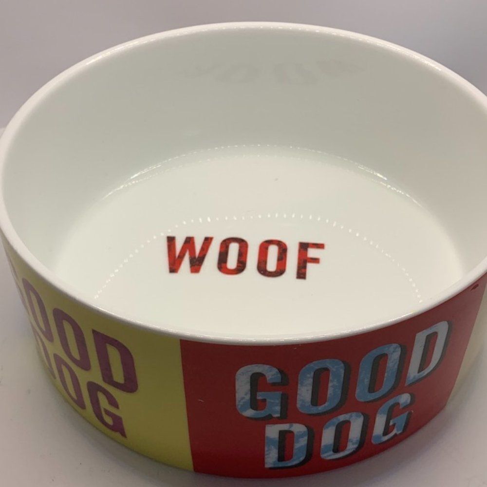 Fringe Studio 7.5" Good Dog Food Water Bowl - Picture 3 of 7